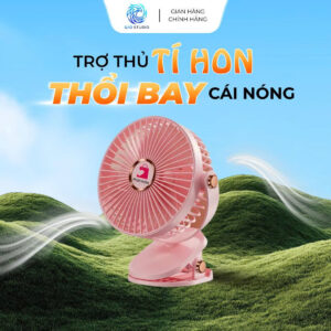 quat mini cam tay sieu mat
