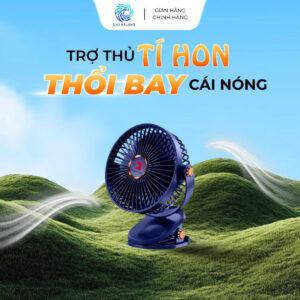 quat mini cam tay sieu mat